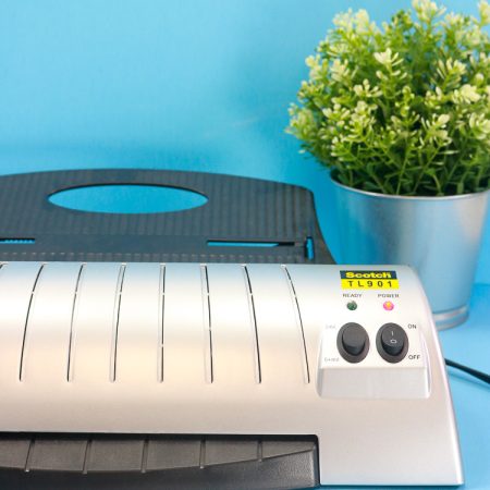 Home Laminator with small house plant - Vertical