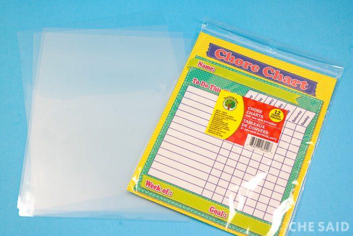 Laminator Pouches and Chore Chart Printables