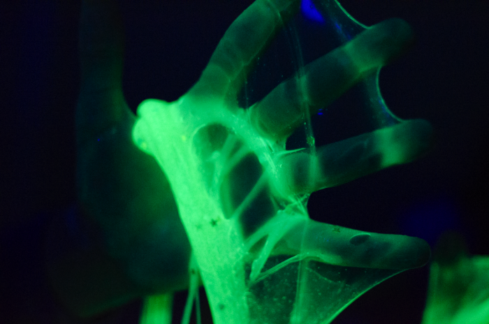 Glow in the dark slime.