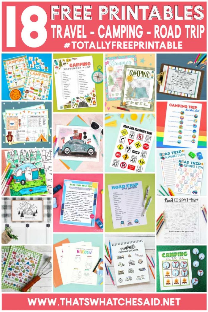 Road Trip Mad Libs - Free Printables – That's What Che Said...