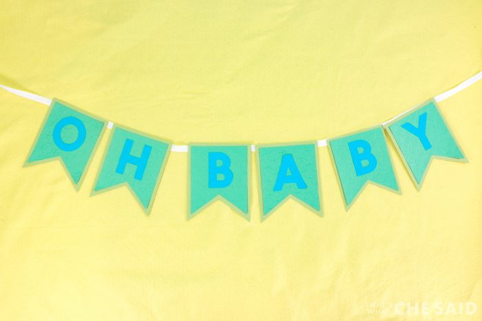 Baby Shower Banner That S What Che Said