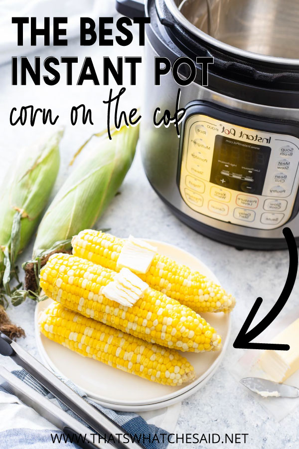 Instant Pot Corn on the cob pin