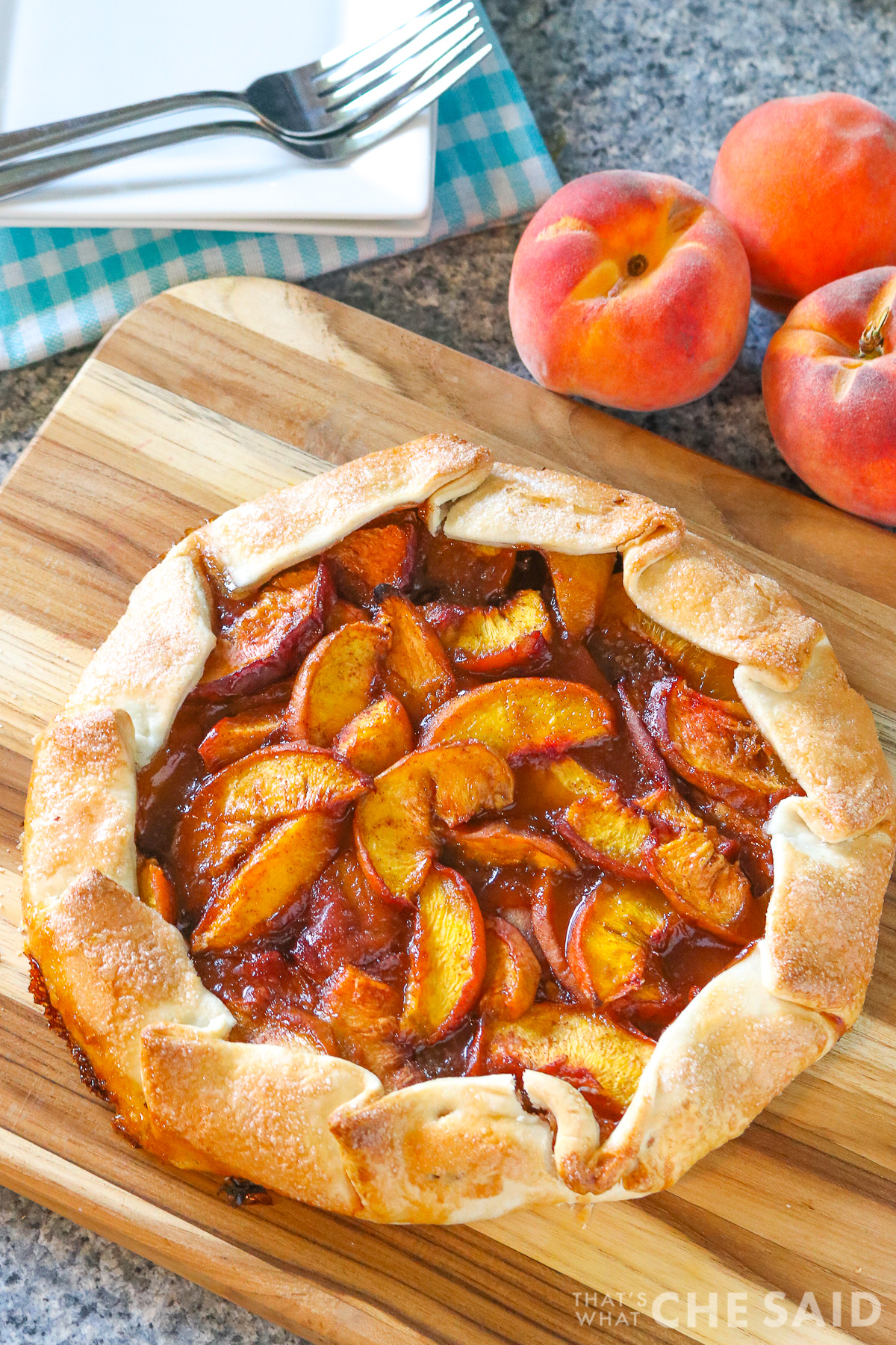 baked galette verical orientation