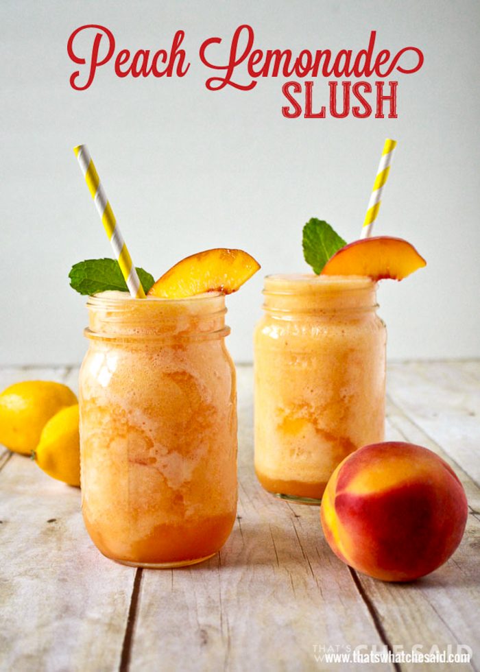 Peach Lemonade Slush Recipe