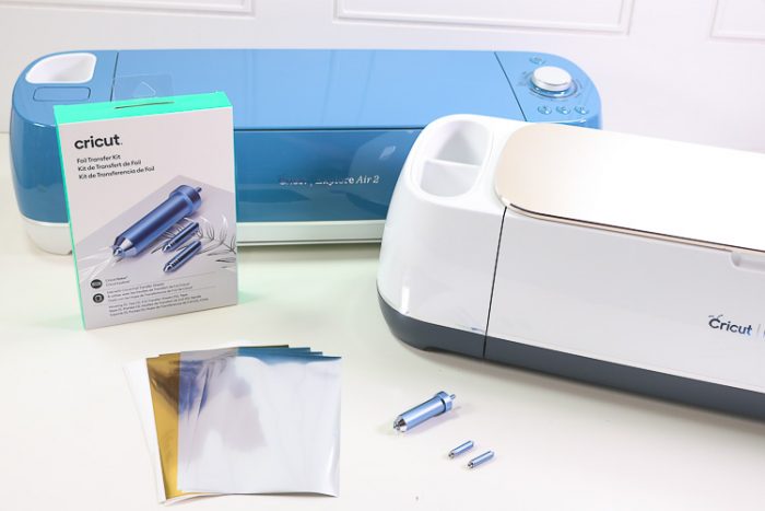 Cricut Explore Air 2, Cricut Maker, New foil transfer system on a table