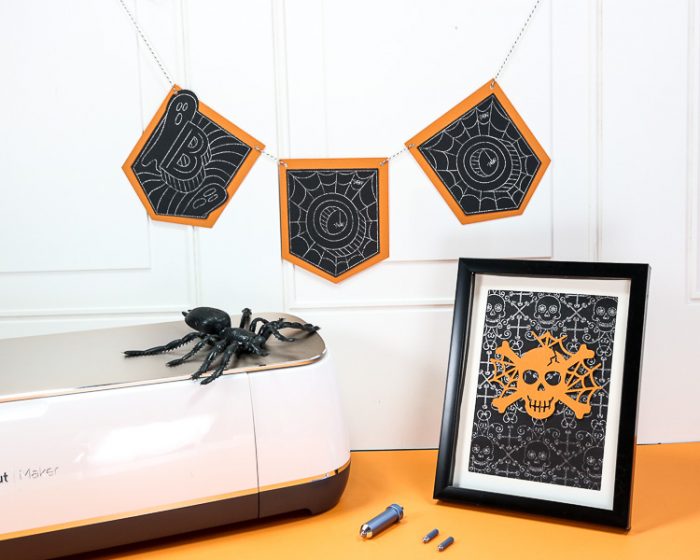 Halloween Banner and Framed Decor