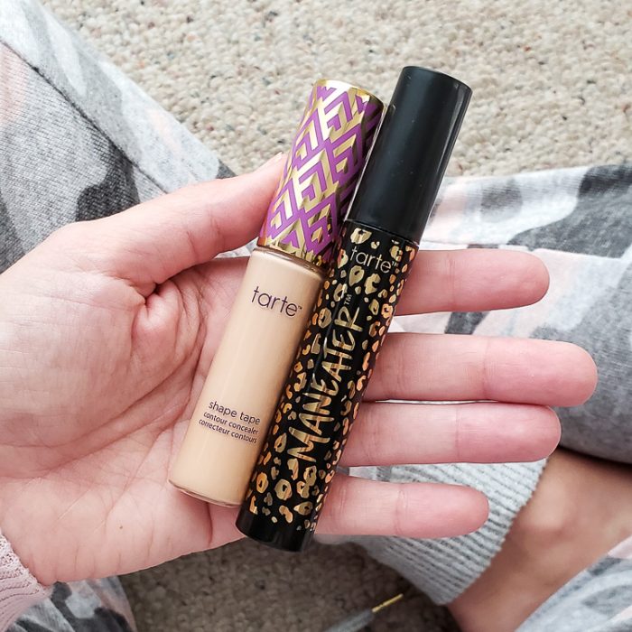 shapeTape concealer and man eater mascara