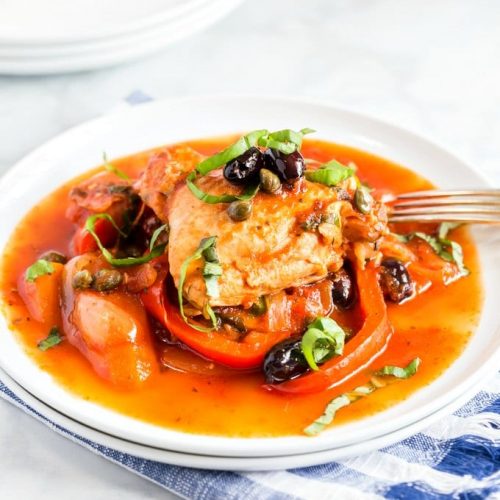 chicken-cacciatore-italian-stew in a bowl
