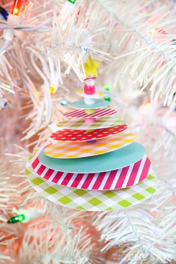 Christmas Tree Paper Ornaments – That's What {Che} Said...