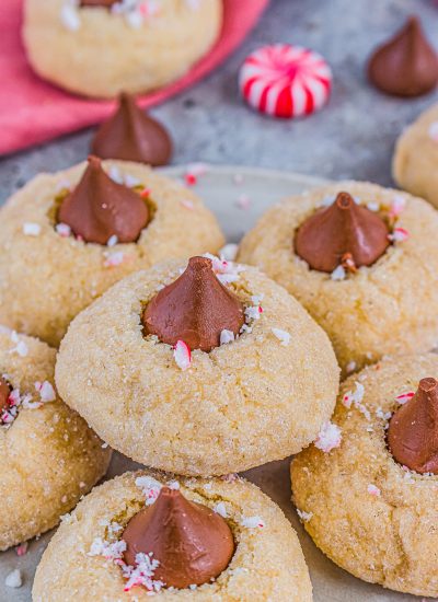 Close up of cookies on a plate