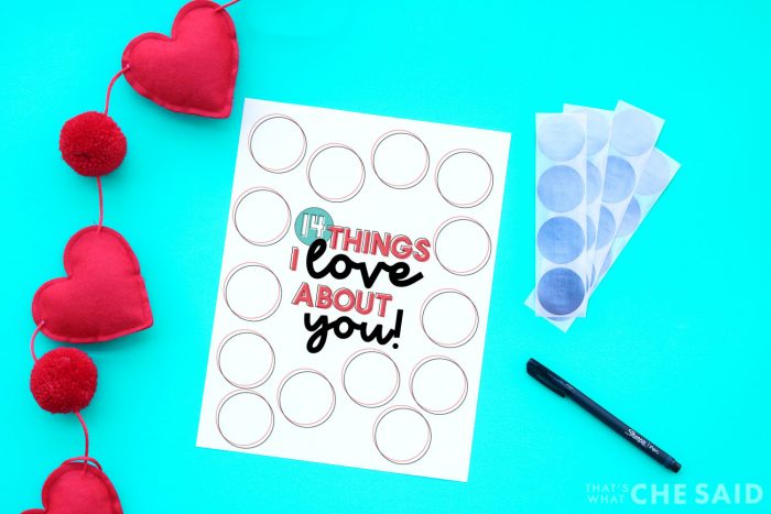 Scratch off printable, scratch off stickers with pen on aqua background