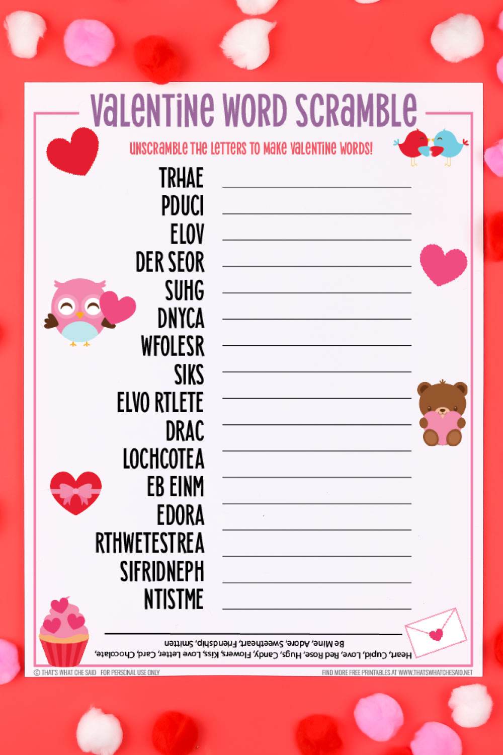 Valentine's Day BINGO  Valentine's Day Party Game by Coffee Fueled  Classroom