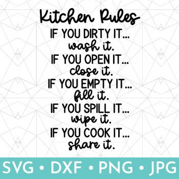 Vector rendition of Kitchen Rules SVG file