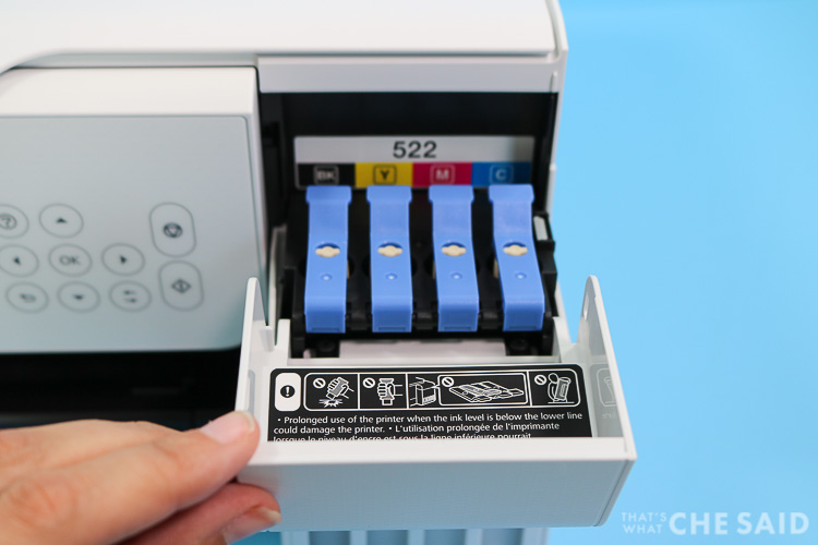 Ink Compartment of Epson EcoTank Printer