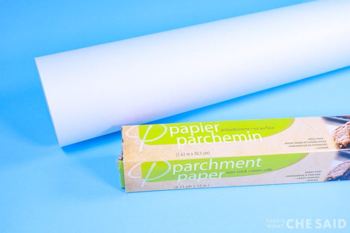 A roll of Butcher paper and Parchment paper