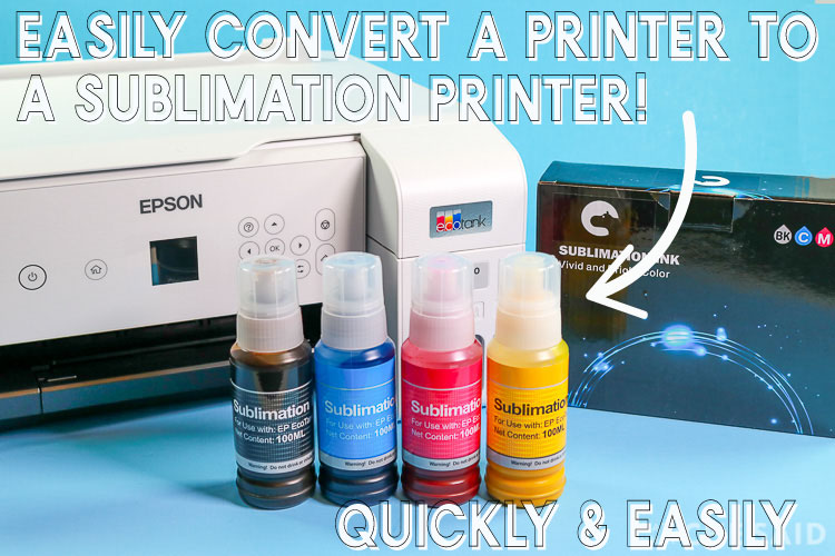 Printer settings for sublimation ink with converted Epson Eco tank printer  for sublimation 