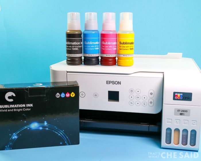 Converted printer and sublimation ink