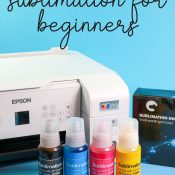 Pinterest Pin Image - Sublimation for Beginners