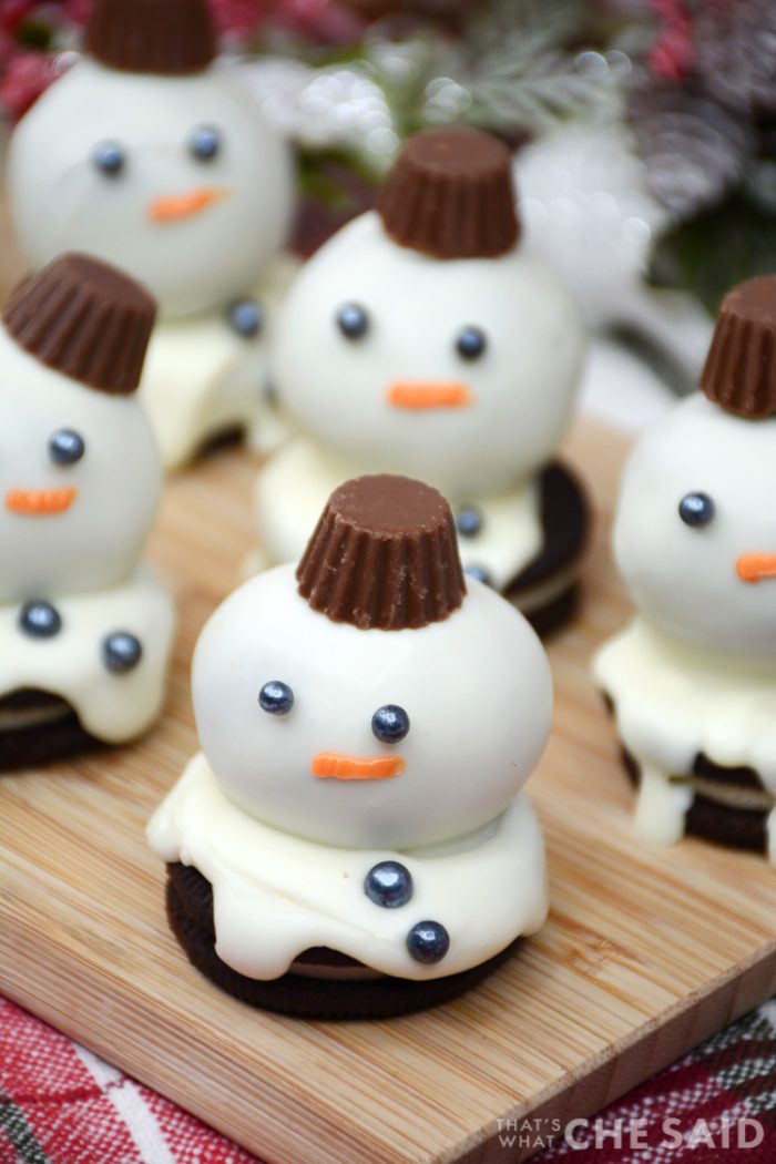 Melting snowman Cookies