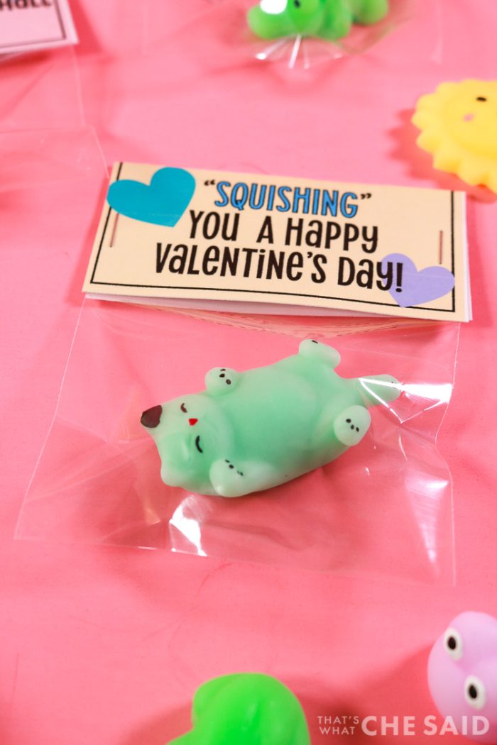 Completed squishy valentine