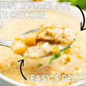 Pinterest Pin - The Best Instant Pot White Chicken Chili Recipe