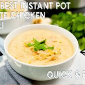Pinterest Pin - Instant Pot White Chicken Chili Recipe