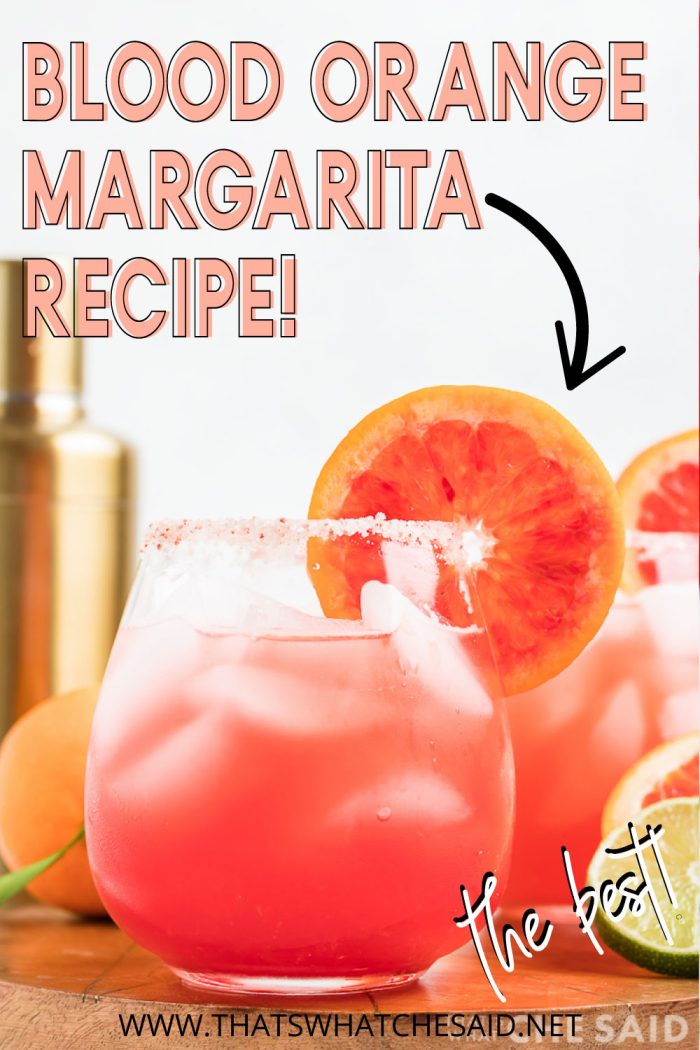 Blood Orange Margarita Pin