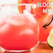 Blood Orange Margarita in Facebook Layout