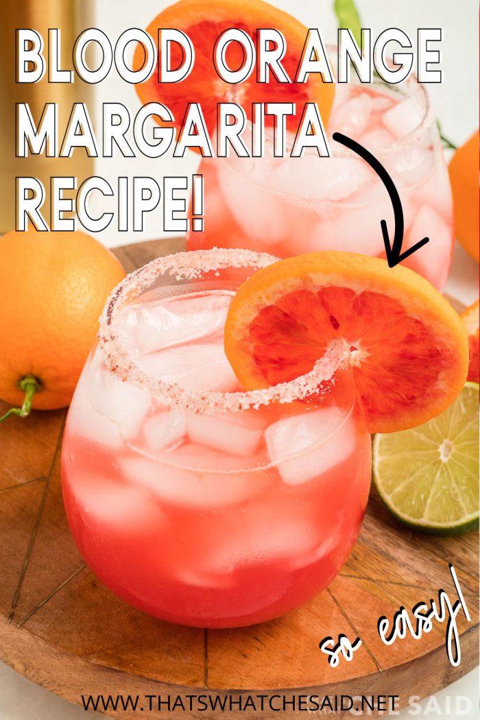 Blood Orange Margarita Pin