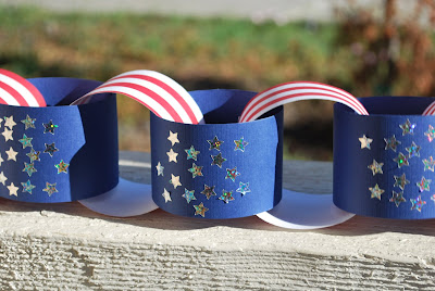 Patriotic Paper Chain for President's Day