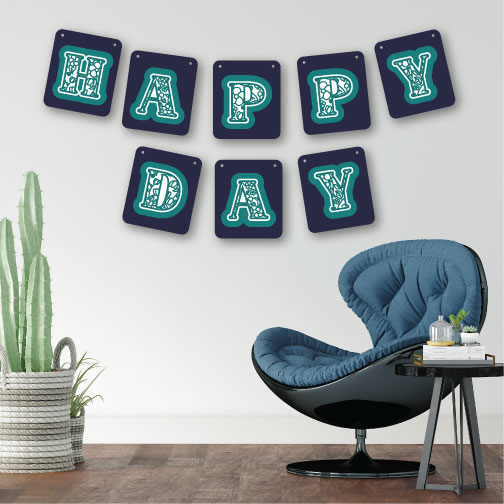 Happy Day Free Banner SVG