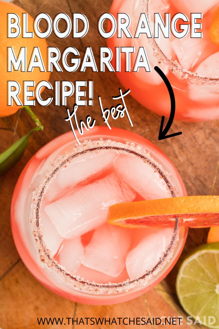 Blood Orange Margarita Pin