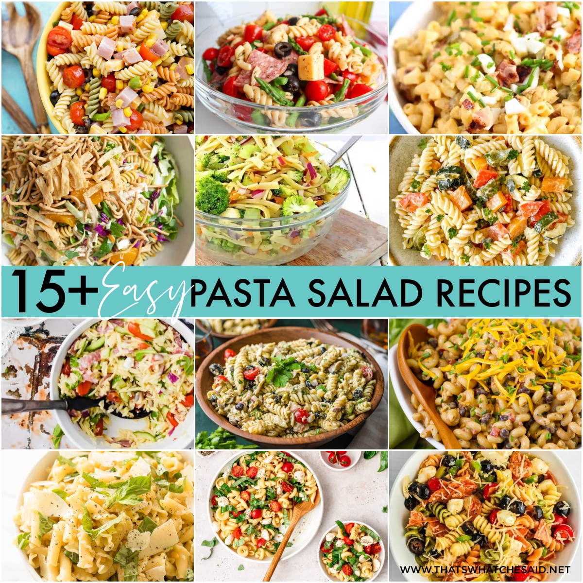 15+ Easy Pasta Salad Recipes – That's What {Che} Said...