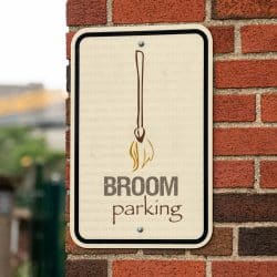 Broom Parking Free Halloween SVG