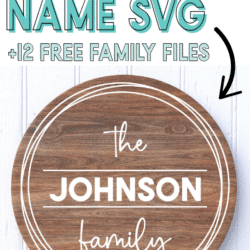 Circle Family Name Pin Image