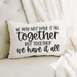 Together pillow