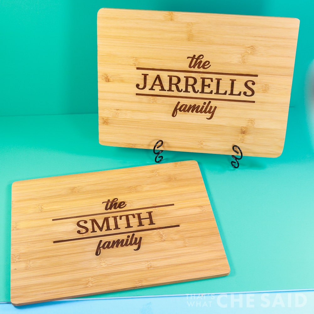 Engraved Custom Cutting Boards