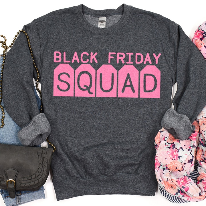 Black Friday Squad SVG