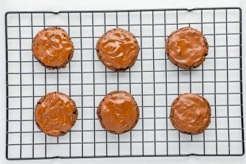 Cake Mix Cookies with Chocolate Topping