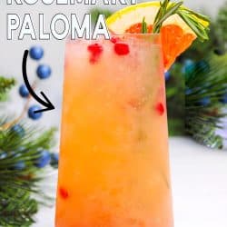 Say hello to summer with this pretty rosemary paloma cocktail