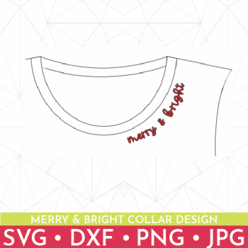 shop listing of vector design for merry and bright svg file