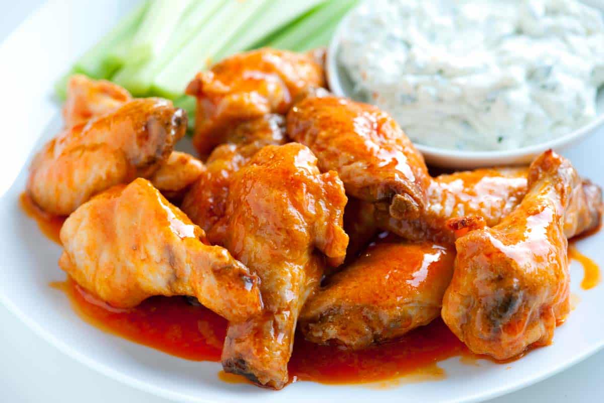 oven baked hot wings