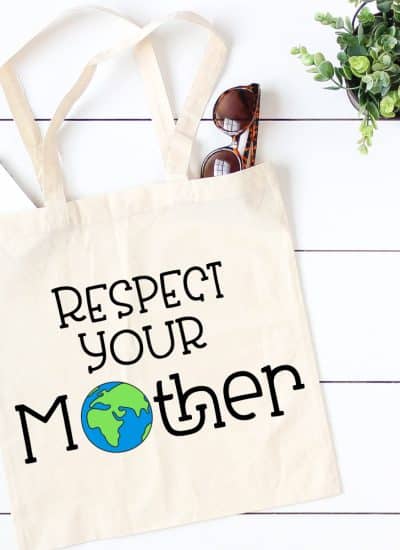 Respect your Mother sVG Design for Earth DAy