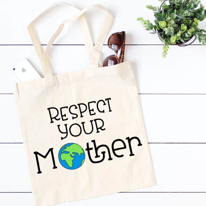 Respect your Mother sVG Design for Earth DAy