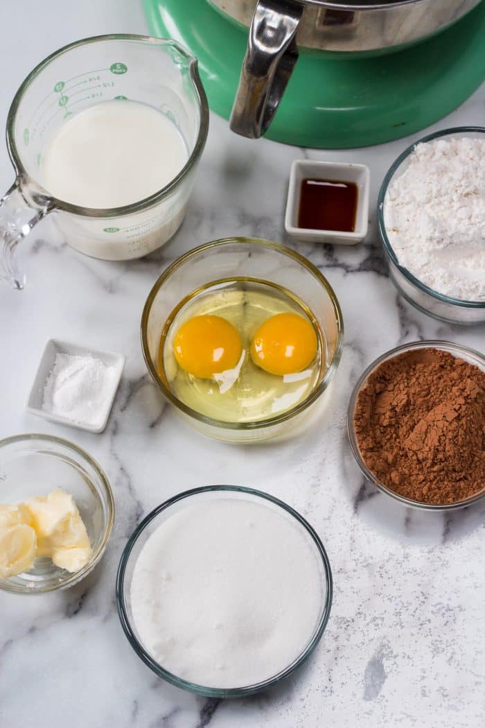 Chocolate Cupcake Ingredients