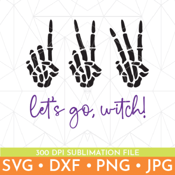 Shop Listing for 123 Let's go witch svg