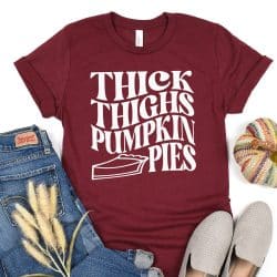 Thick Thighs Pumpkin Pies SVG