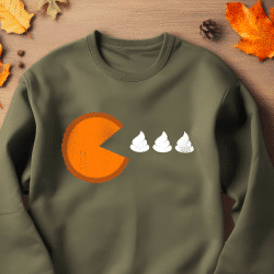 Pacman pumpkin pie svg