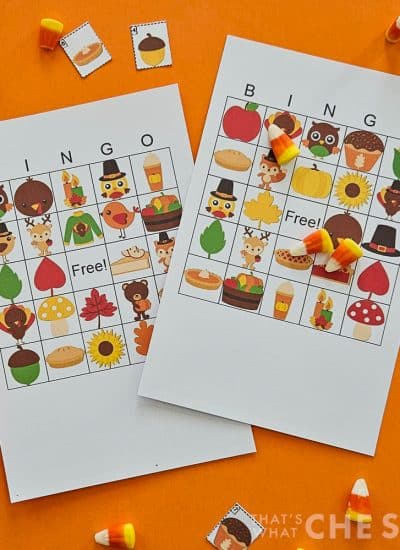 Thanksgiving Bingo Cards - Free Printable