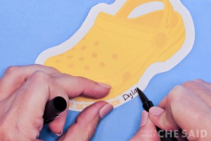 Crocs Valentines - Free Printable – That's What {Che} Said...